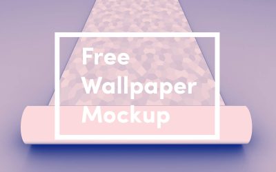 Free Wallpaper Mockup PSD
